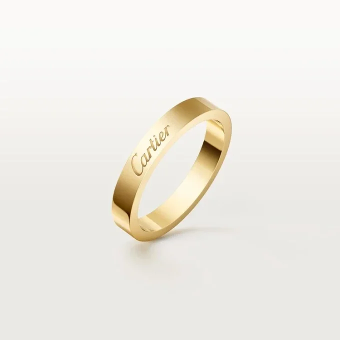 C De Cartier gifteringsbånd, 3 mm bredde C De Cartier gifteringsbånd, 3 mm bredde