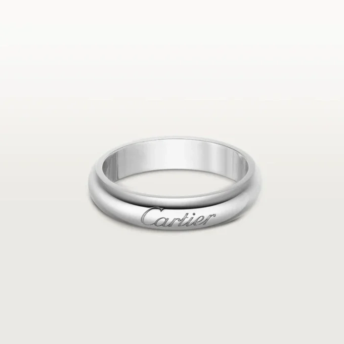 C De Cartier gifteringsbånd, 4 mm bredde C De Cartier gifteringsbånd, 4 mm bredde