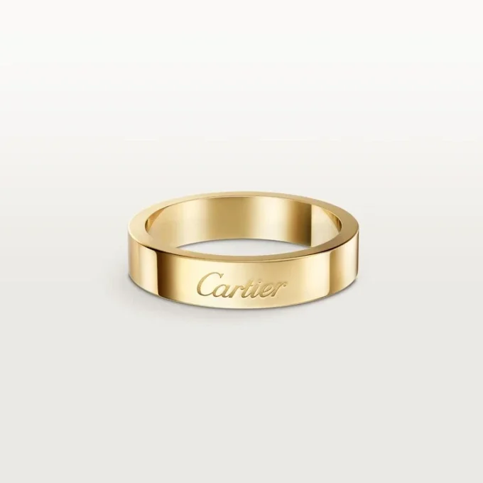 C De Cartier gifteringsbånd, 4 mm bredde