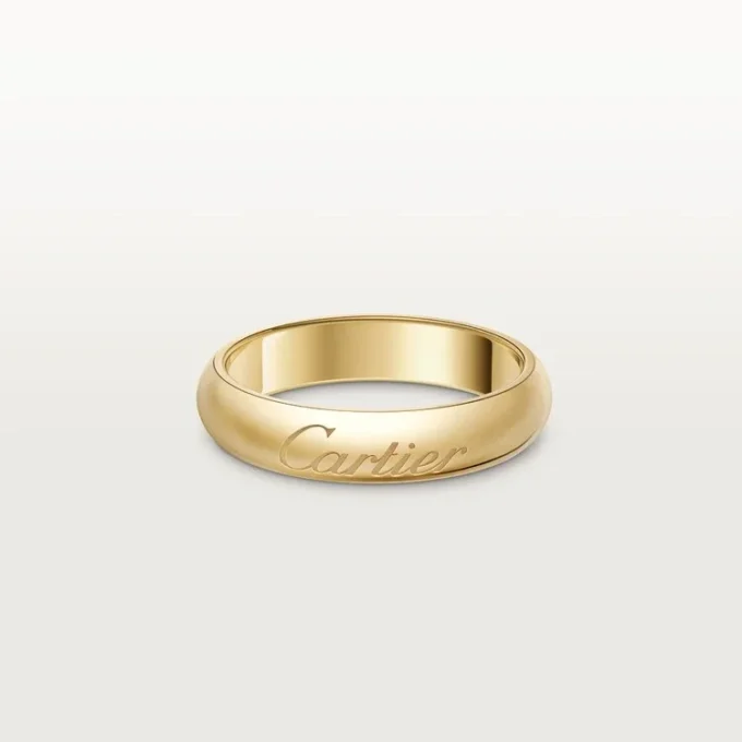 C De Cartier gifteringsbånd, 4 mm bredde