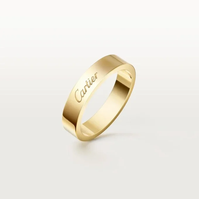 C De Cartier gifteringsbånd, 4 mm bredde