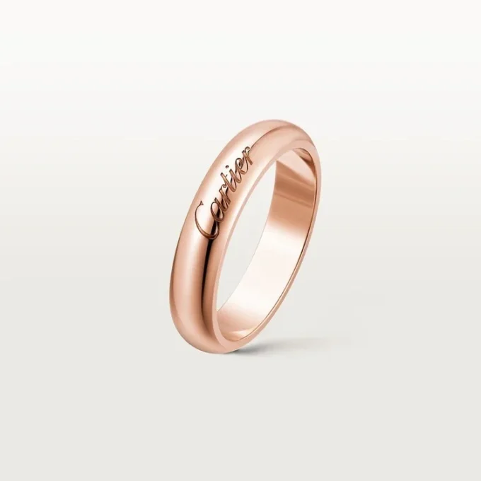 C De Cartier gifteringsbånd, 4 mm bredde C De Cartier gifteringsbånd, 4 mm bredde