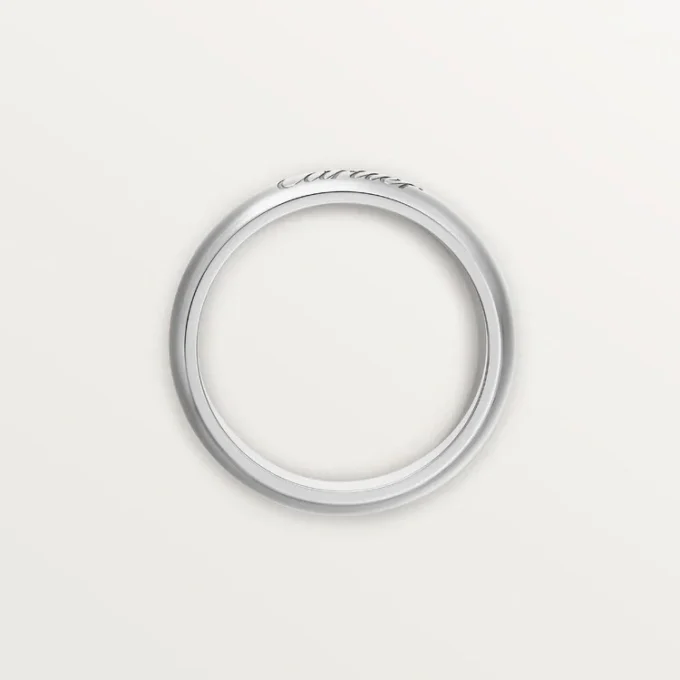 C De Cartier gifteringsbånd, 4 mm bredde C De Cartier gifteringsbånd, 4 mm bredde