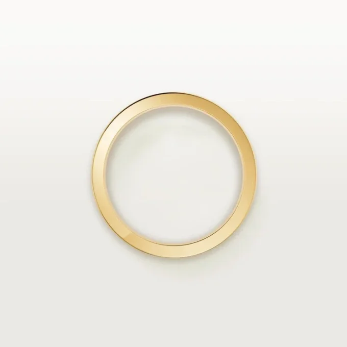 C De Cartier gifterings, 4 mm bredde, 1 diamant C De Cartier gifterings, 4 mm bredde, 1 diamant