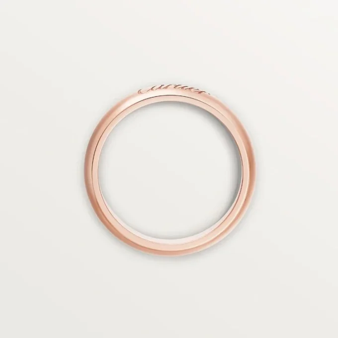 C De Cartier gifteringsbånd, 4 mm bredde C De Cartier gifteringsbånd, 4 mm bredde