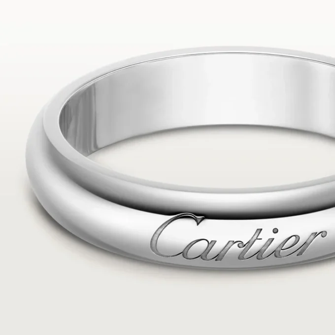 C De Cartier gifteringsbånd, 4 mm bredde C De Cartier gifteringsbånd, 4 mm bredde