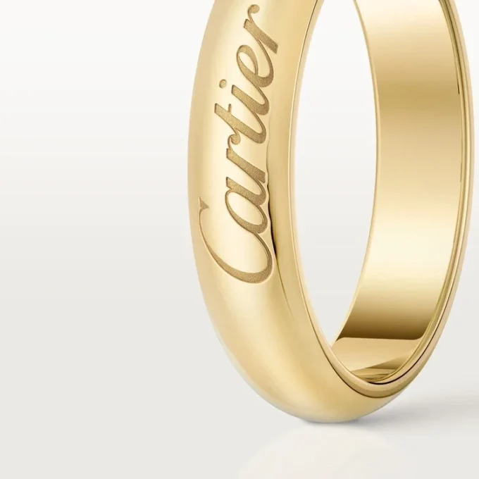 C De Cartier gifteringsbånd, 4 mm bredde