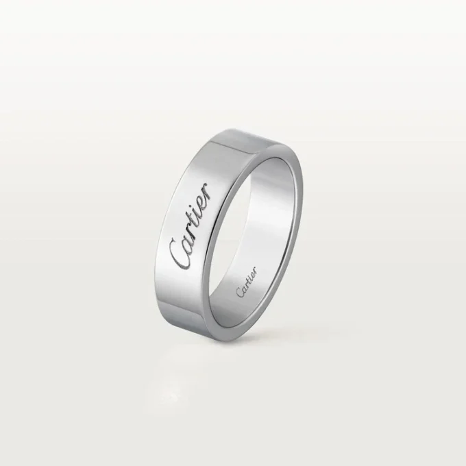 C De Cartier gifteringsbånd – platina – Cartier