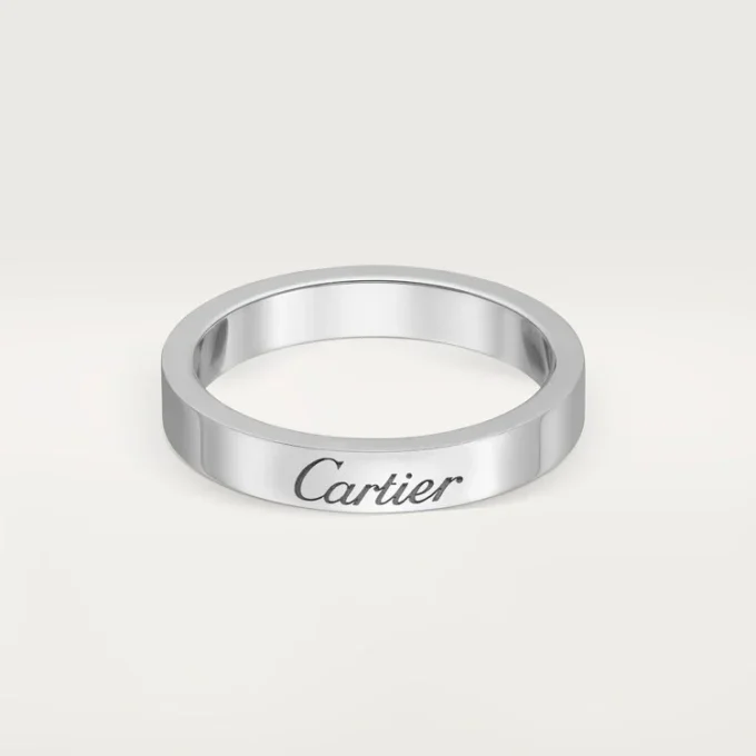C De Cartier gifteringsbånd – platina – Cartier