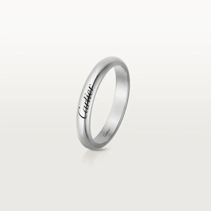C De Cartier gifteringsbånd – platina – Cartier