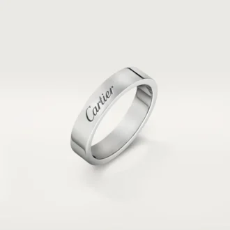C De Cartier gifteringsbånd – platina – Cartier