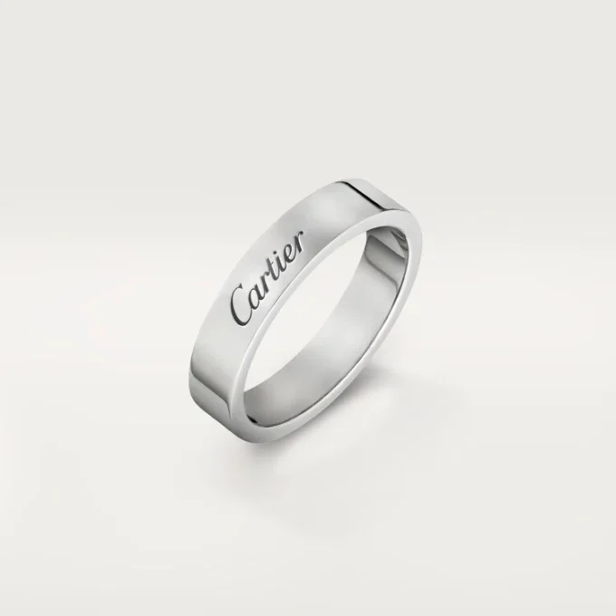 C De Cartier gifteringsbånd – platina – Cartier