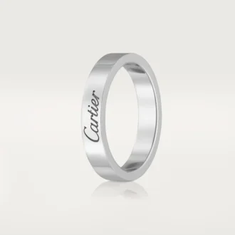 C De Cartier gifteringsbånd – platina – Cartier