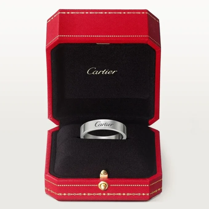C De Cartier gifteringsbånd – platina – Cartier