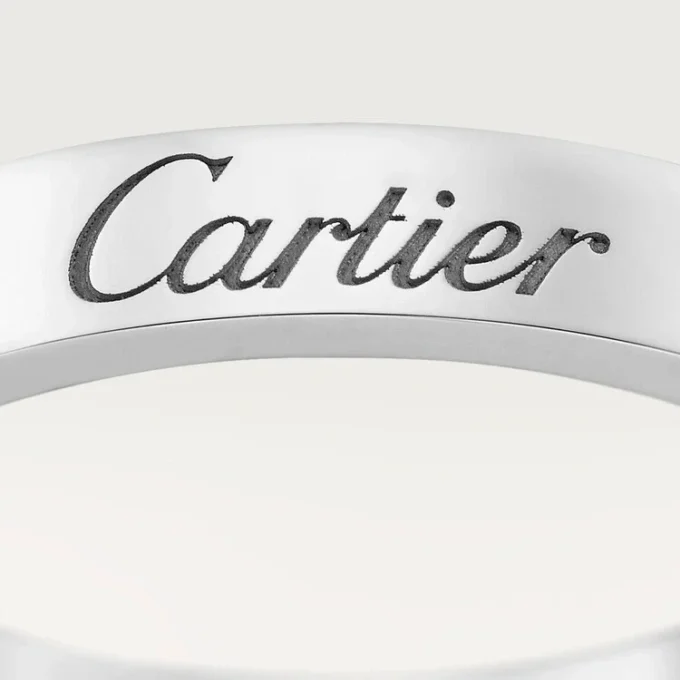 C De Cartier gifteringsbånd – platina – Cartier