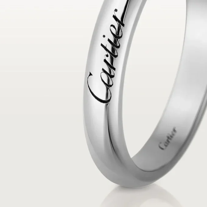 C De Cartier gifteringsbånd – platina – Cartier