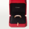 C De Cartier gifteringsbånd – rosa gull, diamant – Cartier