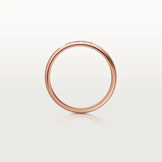 C De Cartier gifteringsbånd – Rosagull, diamant – Cartier