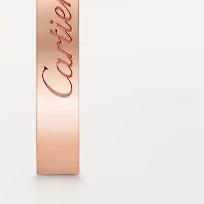 C De Cartier gifteringsbånd – Rosegull – Cartier