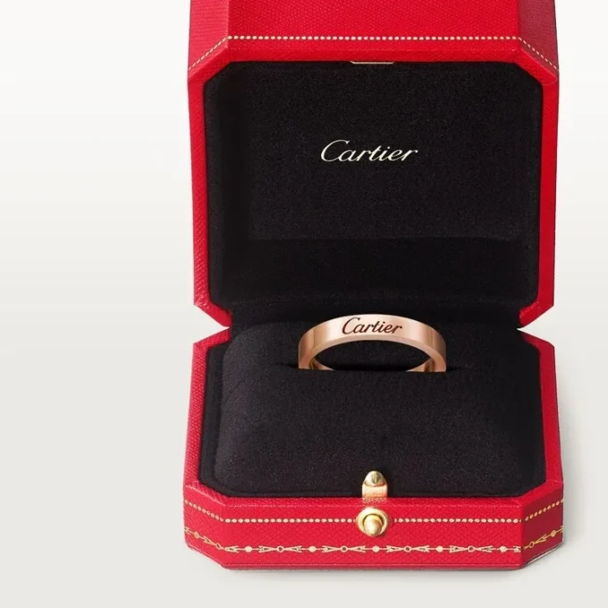 C De Cartier gifteringsbånd – Rosegull – Cartier