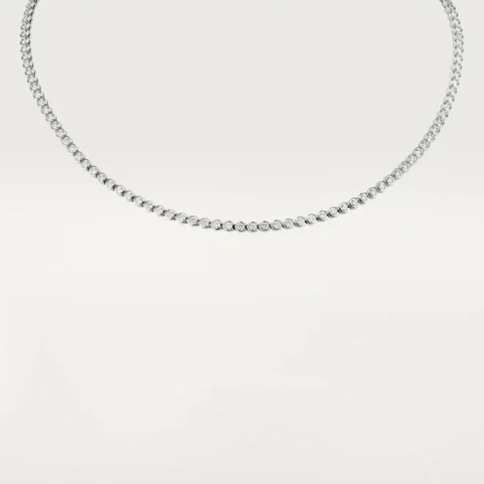 C De Cartier-halskjede – hvitt gull, diamanter – Cartier