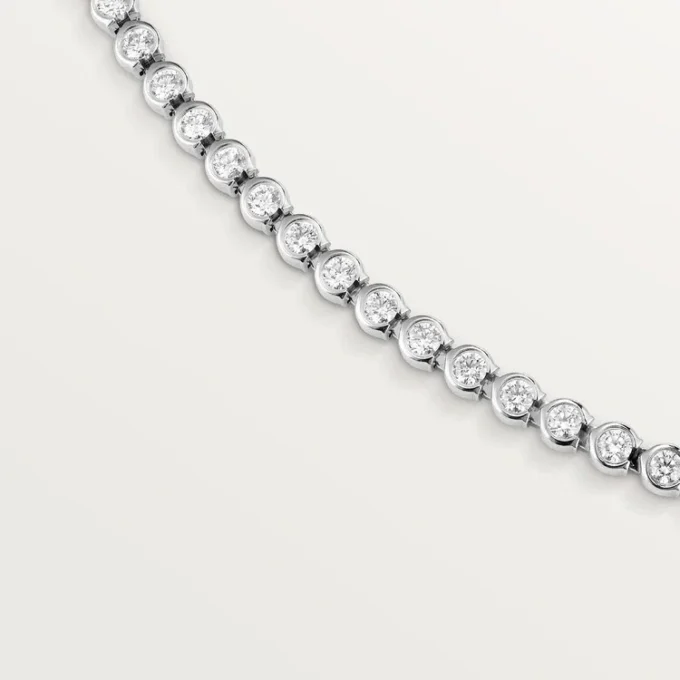C De Cartier-halskjede – hvitt gull, diamanter – Cartier