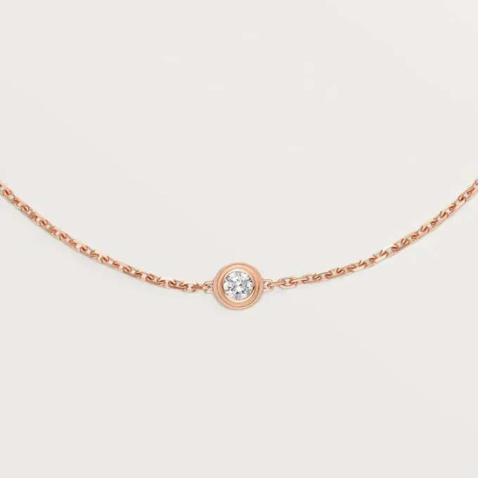Cartier D’amour-armbånd, diamant, mellomstor modell