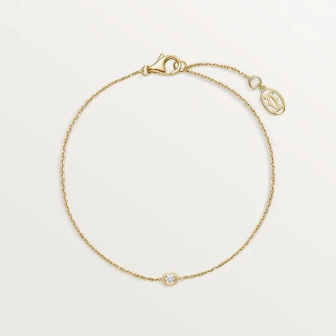Cartier D’amour-armbånd, diamant, mini-modell