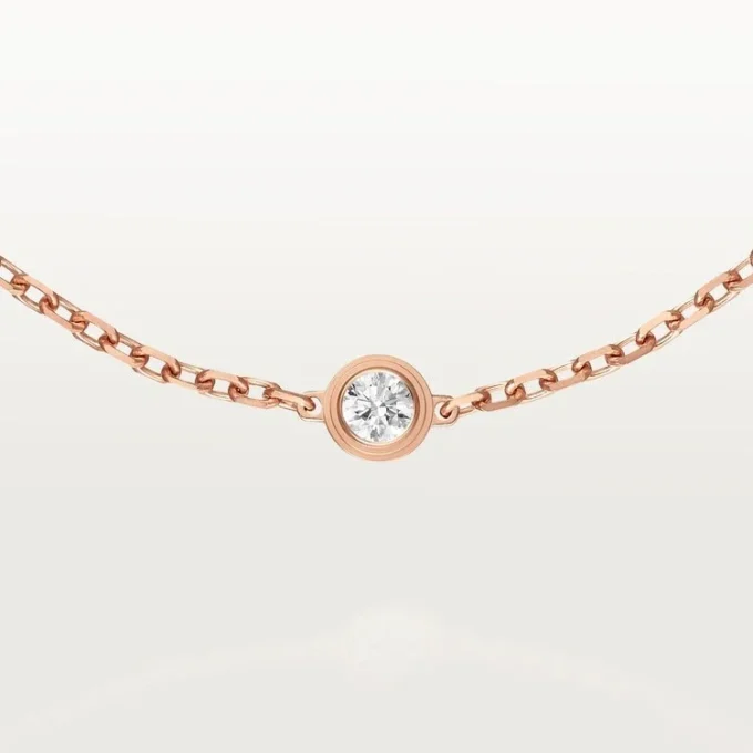 Cartier D’amour-armbånd, diamant, mini-modell