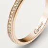 Cartier D’amour giftering – rosa gull, diamanter – Cartier