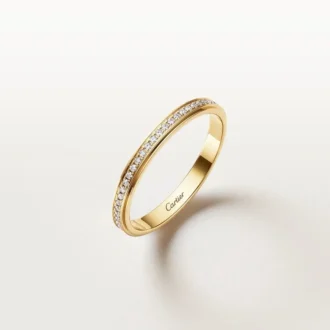 Cartier D’amour gifterings, 2,3 mm bredde, pavé