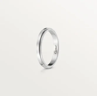 Cartier D’amour gifteringsbånd – platina – Cartier