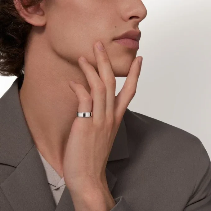 Cartier D’amour gifteringsbånd – platina – Cartier