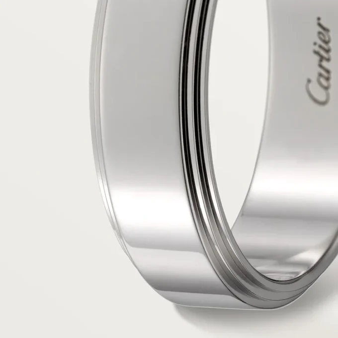Cartier D’amour gifteringsbånd – platina – Cartier