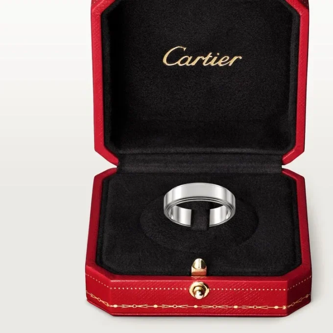 Cartier D’amour gifteringsbånd – platina – Cartier