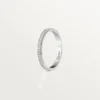 Cartier D’amour gifteringsbånd – platina, diamanter – Cartier