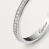 Cartier D’amour gifteringsbånd – platina, diamanter – Cartier