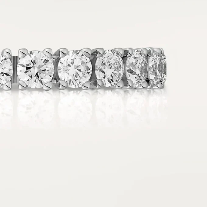 Cartier Destinee giftering – platina, diamanter – Cartier