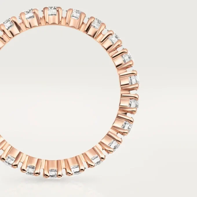 Cartier Destinee giftering – rosa gull, diamanter – Cartier