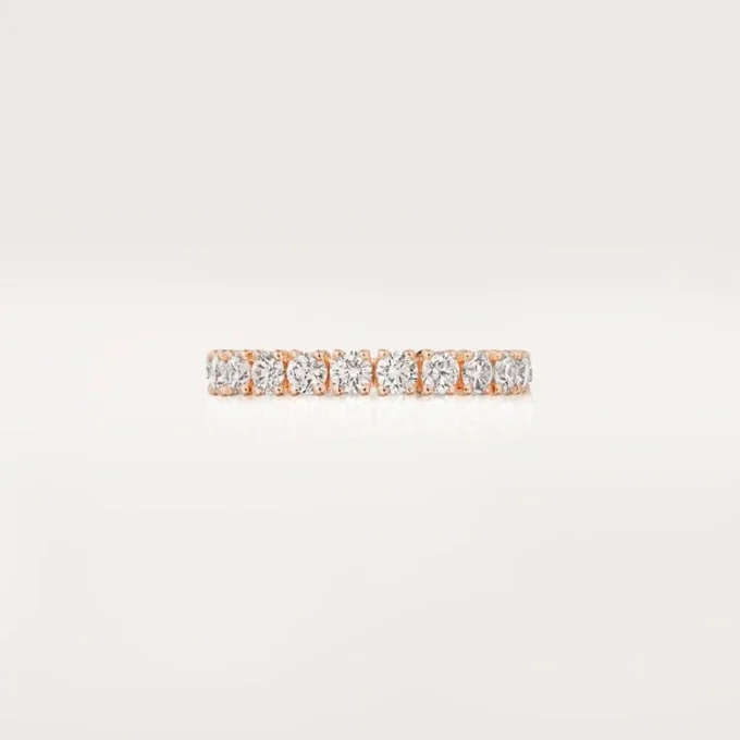 Cartier Destinee giftering – rosa gull, diamanter – Cartier