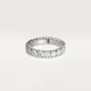 Cartier Destinee gifteringsbånd, 4,1 mm bredde, pavé