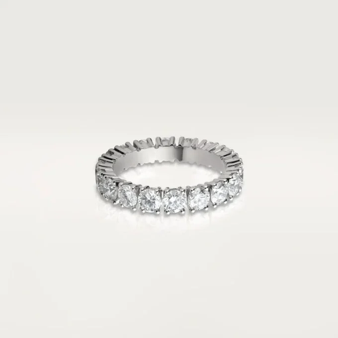 Cartier Destinee gifteringsbånd, 4,1 mm bredde, pavé