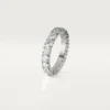 Cartier Destinee gifteringsbånd, 4,1 mm bredde, pavé