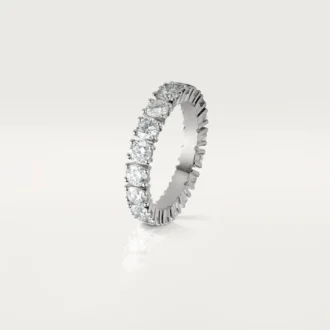 Cartier Destinee gifteringsbånd, 4,1 mm bredde, pavé Cartier Destinee gifteringsbånd, 4,1 mm bredde, pavé