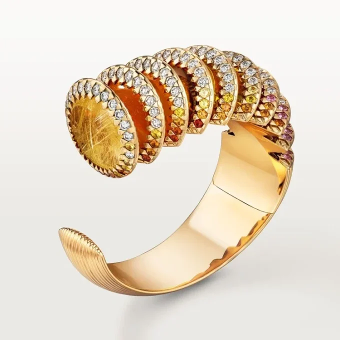Cartier Libre Polymorph-armbånd, kalcedon
