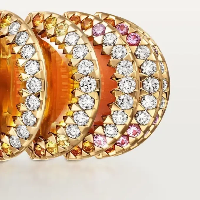 Cartier Libre Polymorph-armbånd, kalcedon