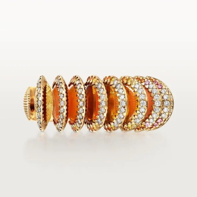 Cartier Libre Polymorph-armbånd, kalcedon