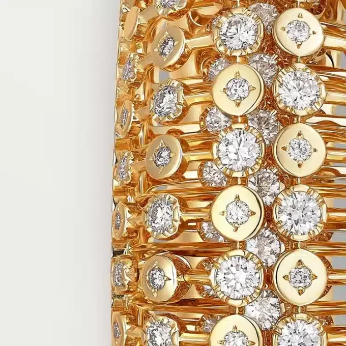 Cartier Libre Polymorph-armbånd, transformerbart, diamanter