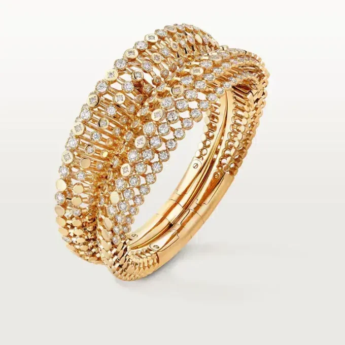Cartier Libre Polymorph-armbånd, transformerbart, diamanter