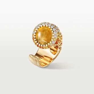 Cartier Libre Polymorph-ring, kalcedon, diamanter Cartier Libre Polymorph-ring, kalcedon, diamanter